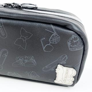 名探偵コナン-江戸川コナン-ペンポーチ-ブラック-筆箱-文房具の通販