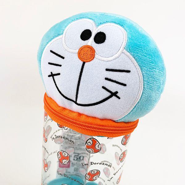 I,mDoraemon-ドラえもん-HUGペンケース　I,mDoraemon-ペンポーチ　どらえもん　入園　文房具-ブルー 商品画像3：キャラグッズPERFECT WORLD TOKYO