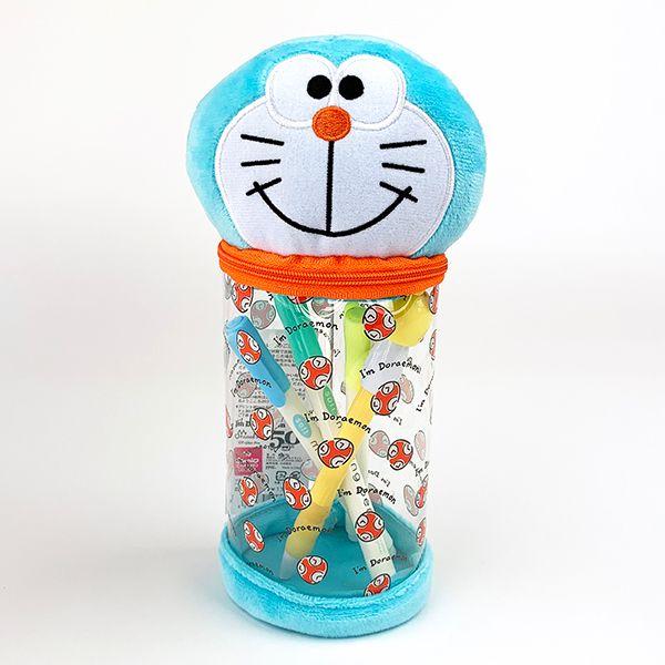 I,mDoraemon-ドラえもん-HUGペンケース　I,mDoraemon-ペンポーチ　どらえもん　入園　文房具-ブルー 商品画像5：キャラグッズPERFECT WORLD TOKYO