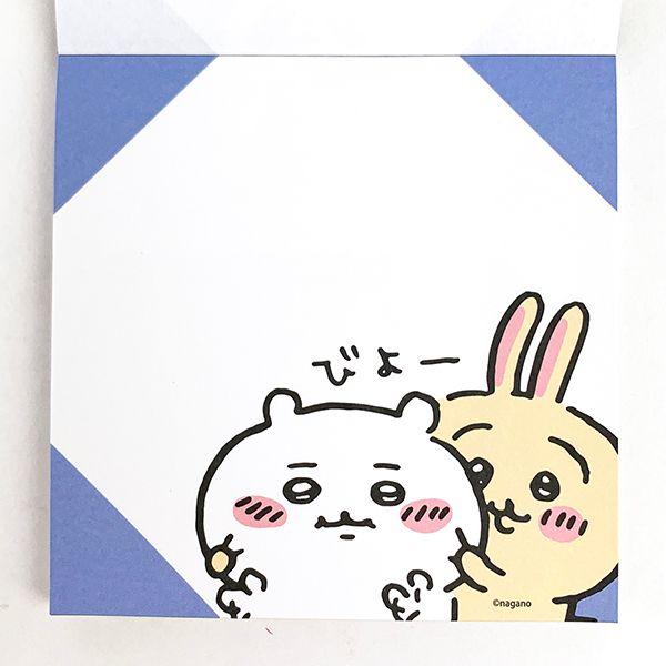 ちいかわ--スクエアメモ　ぐッッ-メモ帳　文房具---日本製-(MCOR) 商品画像4：キャラグッズPERFECT WORLD TOKYO