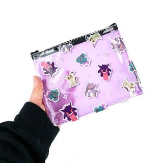 ポケットモンスター-PVCフラットポーチ タイプ ゴースト