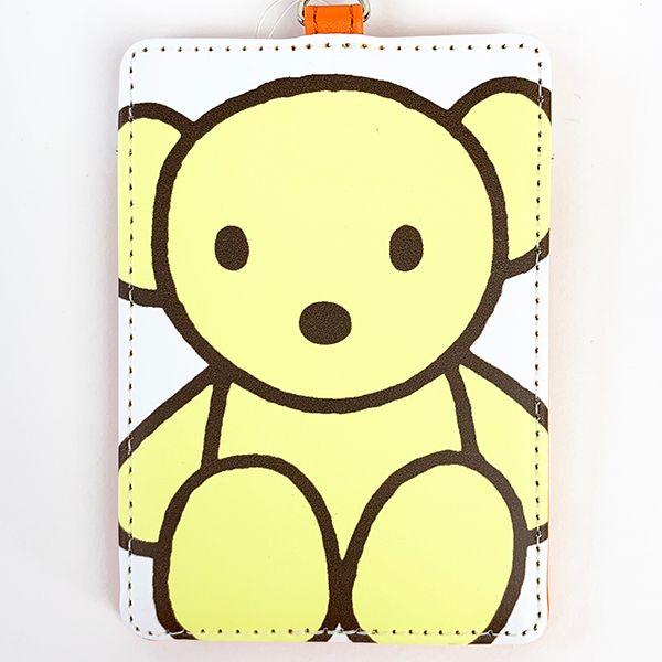 ミッフィー-miffy-リール付きパスケース-くまちゃん-ブルーナアニマル--オレンジ-グッズ--(MCOR) 商品画像2：キャラグッズPERFECT WORLD TOKYO