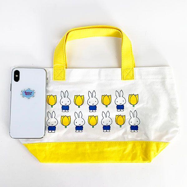 ミッフィー-チューリップ-miffy-and-tulips-ランチトート-YE-バッグ-ランチ-イエロー-グッズ--(MCOR) 商品画像6：キャラグッズPERFECT WORLD TOKYO