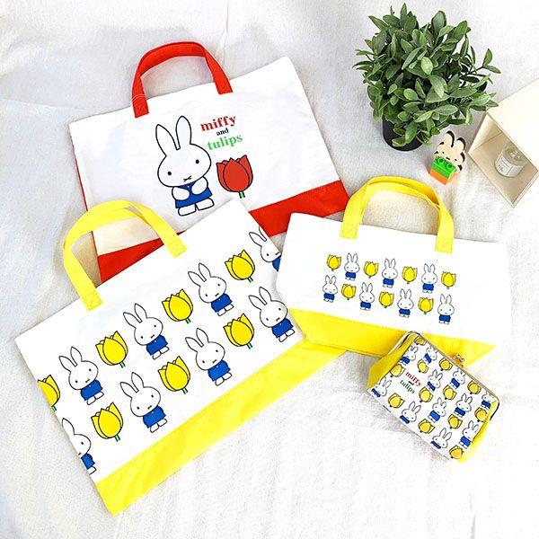 ミッフィー-チューリップ-miffy-and-tulips-ランチトート-YE-バッグ-ランチ-イエロー-グッズ--(MCOR) 商品画像7：キャラグッズPERFECT WORLD TOKYO