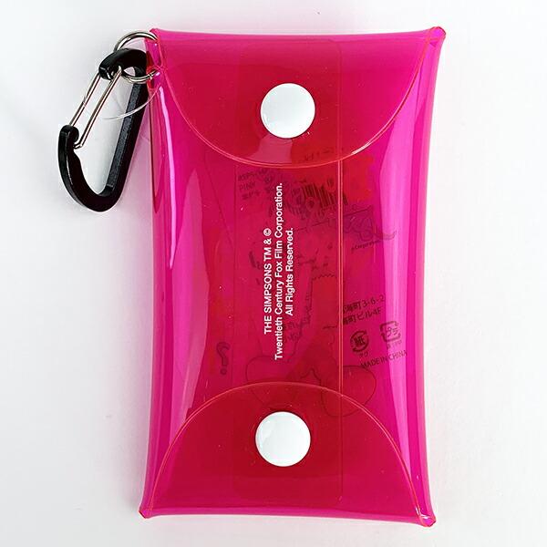 シンプソンズ--クリアマルチケース-シンプソンズ-マルチケース-ミニポーチ-グッズ-ピンク-Ｓ--(MCOR)(MCD) 商品画像2：キャラグッズPERFECT WORLD TOKYO