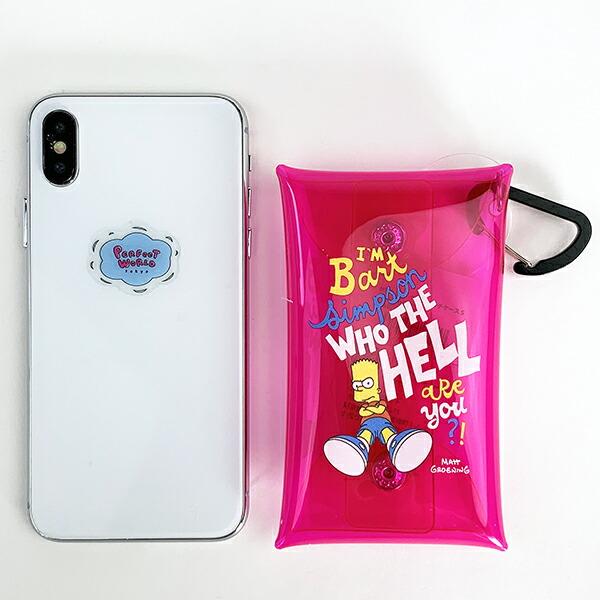 シンプソンズ--クリアマルチケース-シンプソンズ-マルチケース-ミニポーチ-グッズ-ピンク-Ｓ--(MCOR)(MCD) 商品画像3：キャラグッズPERFECT WORLD TOKYO