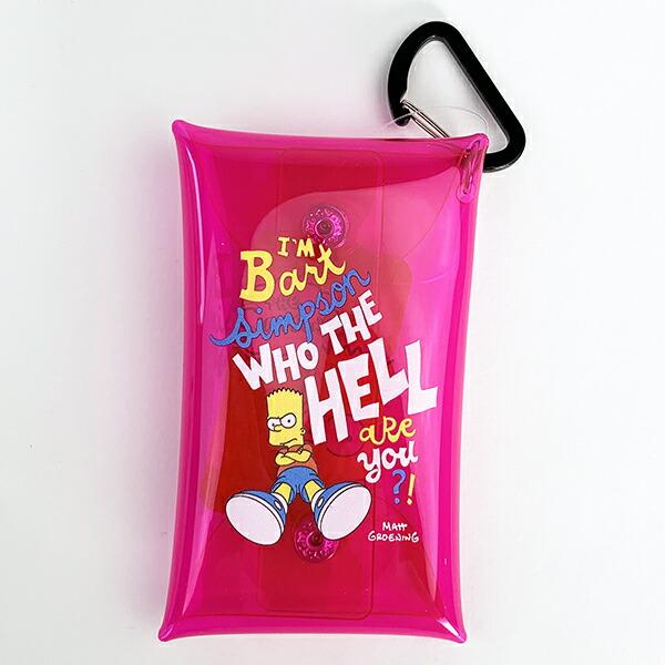 シンプソンズ--クリアマルチケース-シンプソンズ-マルチケース-ミニポーチ-グッズ-ピンク-Ｓ--(MCOR)(MCD) 商品画像1：キャラグッズPERFECT WORLD TOKYO