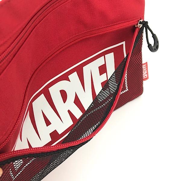 アメコミ-マーベル-MARVEL-サコッシュ-ショルダーバッグ-レッド-グッズ--(MCOR)(MCD) 商品画像3：キャラグッズPERFECT WORLD TOKYO