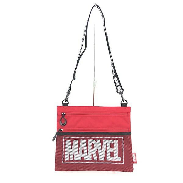 アメコミ-マーベル-MARVEL-サコッシュ-ショルダーバッグ-レッド-グッズ--(MCOR)(MCD) 商品画像7：キャラグッズPERFECT WORLD TOKYO