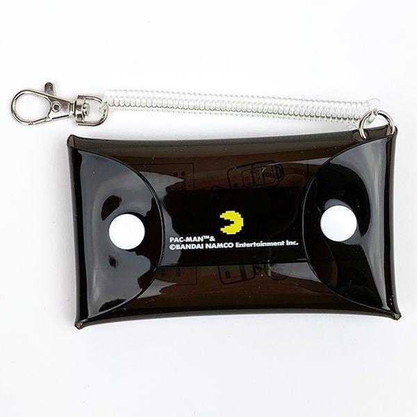 パックマン-ロゴ-クリアマルチケース-パックマン-マルチケース-ミニポーチ-グッズ-クリア-Ｓ--(MCOR)(MCD) 商品画像2：キャラグッズPERFECT WORLD TOKYO