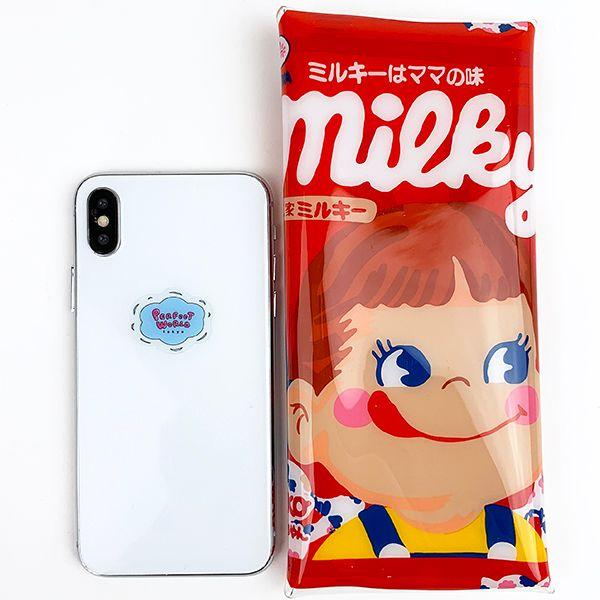 サンリオ-ペコちゃん-クリアマルチケース-ミルキーパッケージ-マルチケース-筆箱-ポーチ-グッズ--(MCOR)(MCD) 商品画像3：キャラグッズPERFECT WORLD TOKYO