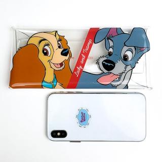 ディズニー-わんわん物語-クリアマルチケース-レディ＆トランプ-マルチ