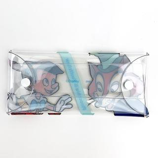 ディズニー-ピノキオ&ファウルフェロー-クリアマルチケース