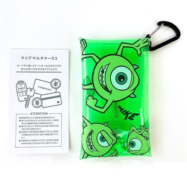 ディズニー-マイク-クリアマルチケース-マイク-Sサイズ-ケース-Disney-ポーチ-クリアマルチ-グッズ-グリーン--(MCOR)(MCD) 商品画像4：キャラグッズPERFECT WORLD TOKYO