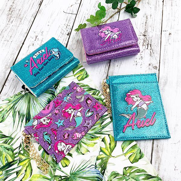 ディズニー-アリエル-シングルパスケース　BL　アリエル　POP-パスケース　定期入れ　グッズ　プリンセス-ブルー--(MCOR) 商品画像5：キャラグッズPERFECT WORLD TOKYO