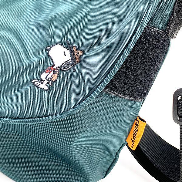 スヌーピー-グッズOOPY-メッセンジャーバッグ-GR-ビーグル・スカウトショルダーバッグ緑 商品画像3：キャラグッズPERFECT WORLD TOKYO