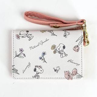 スヌーピー-PEANUTS--二つ折りパスケース-ナチュラルガーデン スヌーピー-PEANUTS--二つ折りパスケース-ナチュラルガーデン