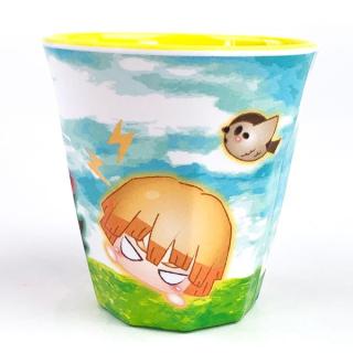 鬼滅の刃 我妻善逸 江戸切子 黄色 ロックグラス コップ 非売品 レア