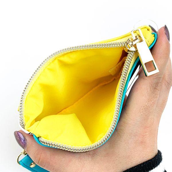 おさるのジョージ-ジョージ-おさるのジョージ-リール付きパスケース-フレンズ-ポーチ-ケース-リール-コインケース-ブルー-グッズ 商品画像4：キャラグッズPERFECT WORLD TOKYO