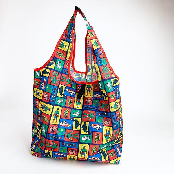 クレヨンしんちゃん-くるくるショッピングバッグ-しんのすけのお気に入り-お買い物バッグ-サブバッグ-グッズ 商品画像4：キャラグッズPERFECT WORLD TOKYO