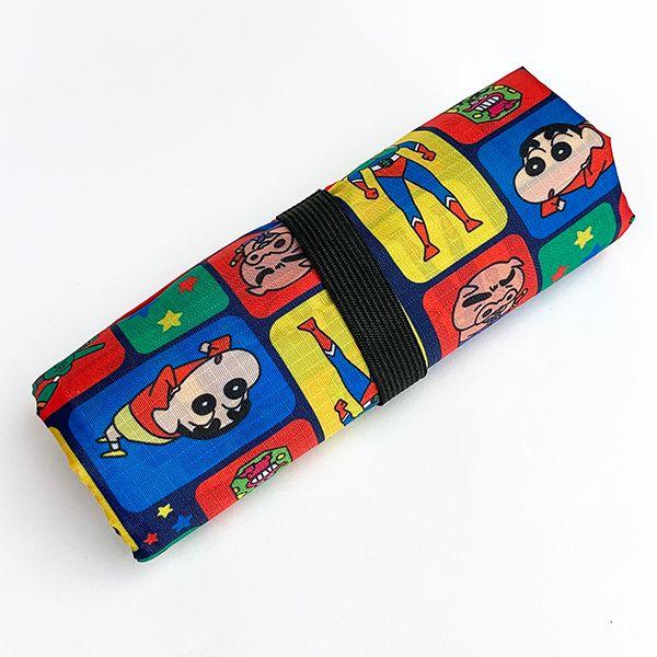 クレヨンしんちゃん-くるくるショッピングバッグ-しんのすけのお気に入り-お買い物バッグ-サブバッグ-グッズ 商品画像6：キャラグッズPERFECT WORLD TOKYO