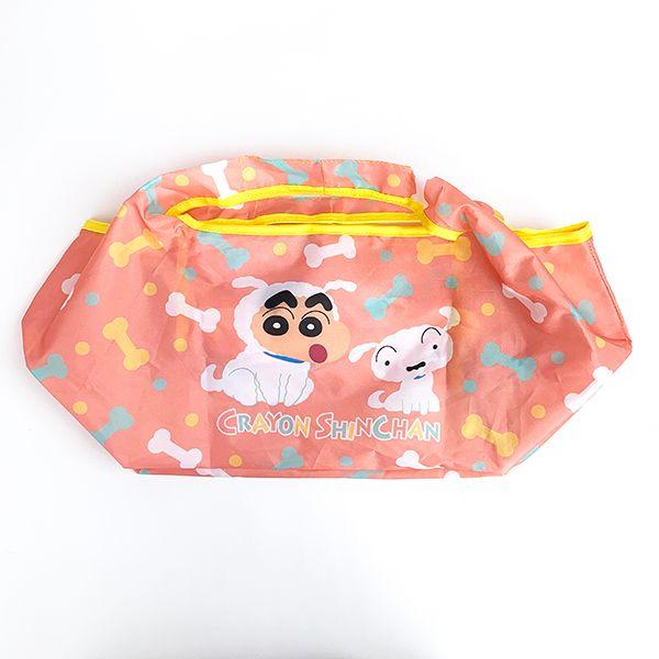 クレヨンしんちゃん-しんちゃん-ランチエコバッグ-シロ&しんのすけ-ランチ-バッグ-ピンク-グッズ 商品画像5：キャラグッズPERFECT WORLD TOKYO