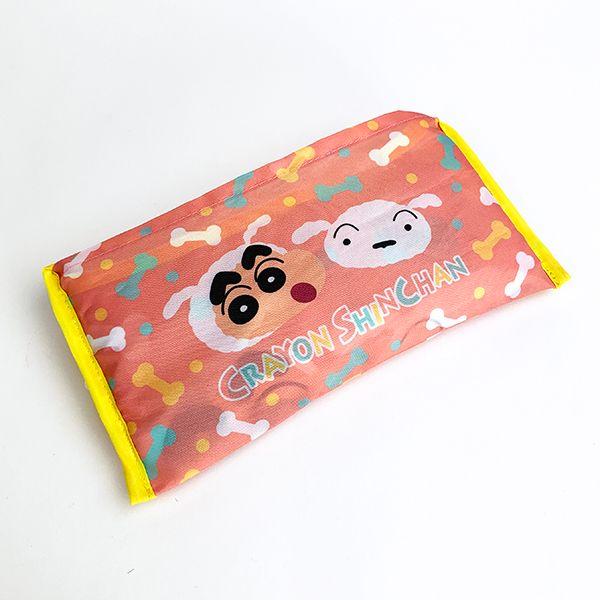 クレヨンしんちゃん-しんちゃん-ランチエコバッグ-シロ&しんのすけ-ランチ-バッグ-ピンク-グッズ 商品画像6：キャラグッズPERFECT WORLD TOKYO