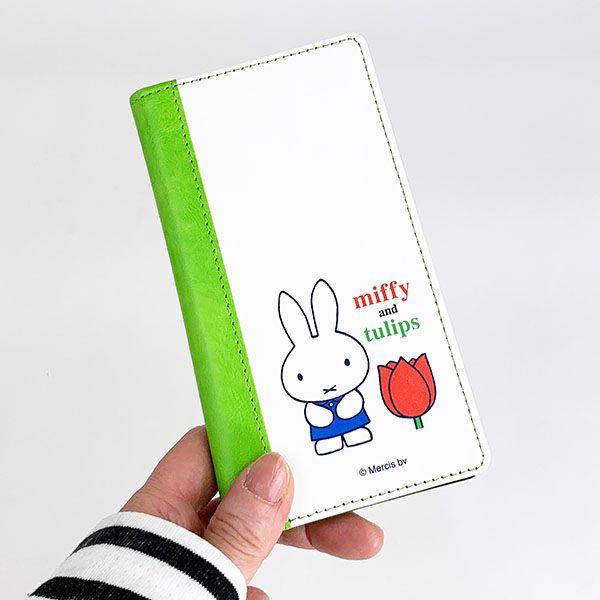 ミッフィー-ｍiffy-and-tulip-3way-スマホケース-スマホカバー-チューリップ-グリーン-Mサイズ-グッズ 商品画像8：キャラグッズPERFECT WORLD TOKYO