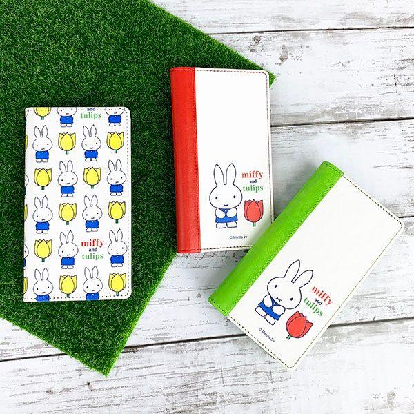 ミッフィー-ｍiffy-and-tulip-3way-スマホケース-スマホカバー-チューリップ-グリーン-Mサイズ-グッズ 商品画像10：キャラグッズPERFECT WORLD TOKYO