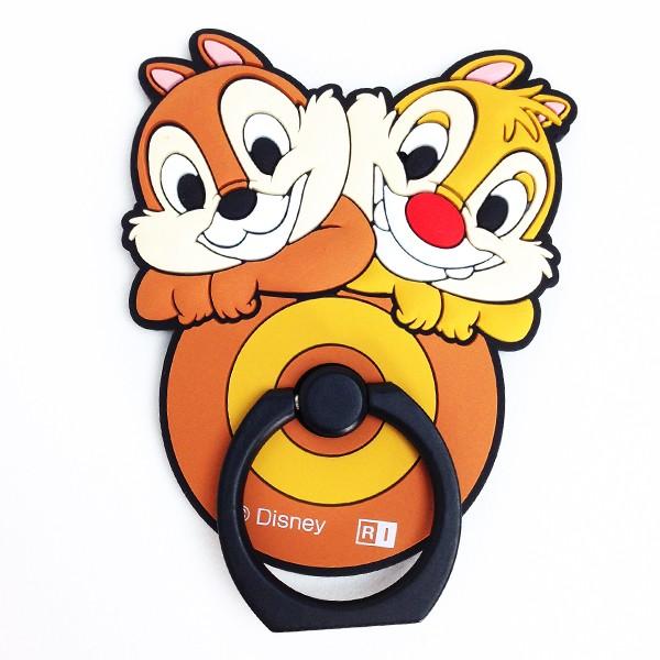 ディズニー-チップ＆デール-シリコンダイカット-スマートフォン用リング-ディズニースタンダード-スマホリング-グッズ 商品画像1：キャラグッズPERFECT WORLD TOKYO