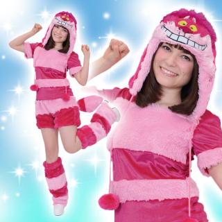 ディズニー-コスチューム-大人-女性用-チェシャ猫-不思議の国のアリス