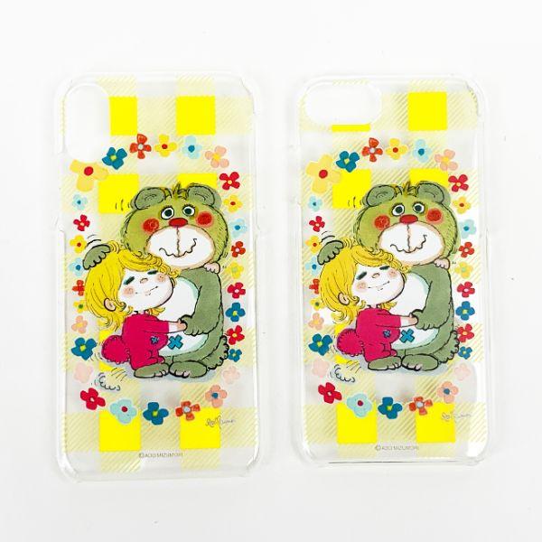 水森亜土-あどちゃん-iPhoneX/XS-対応-クリアケース-iPhoneケース-スマホ-透明--イエロー-グッズ-(PWOR) 商品画像4：キャラグッズPERFECT WORLD TOKYO