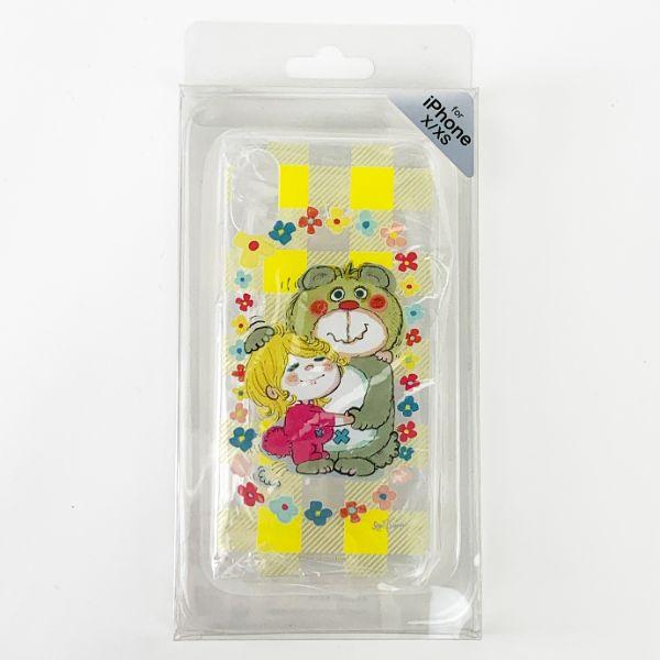 水森亜土-あどちゃん-iPhoneX/XS-対応-クリアケース-iPhoneケース-スマホ-透明--イエロー-グッズ-(PWOR) 商品画像5：キャラグッズPERFECT WORLD TOKYO
