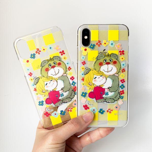 水森亜土-あどちゃん-iPhoneX/XS-対応-クリアケース-iPhoneケース-スマホ-透明--イエロー-グッズ-(PWOR) 商品画像6：キャラグッズPERFECT WORLD TOKYO