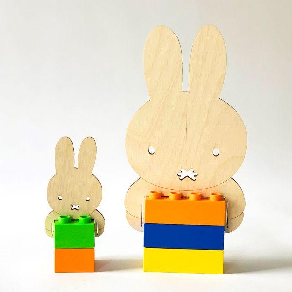nijntje--ミッフィー-ブリッコン-木製-ブロック-インテリア-ナインチェ-オランダ-正規品--グッズ 商品画像12：キャラグッズPERFECT WORLD TOKYO