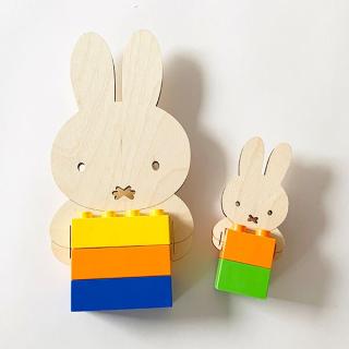 知育時計　知育カレンダー　ミッフィー Nijntje木製 オランダ 知育時計 知育カレンダー ミッフィー Nijntje木製 オランダ