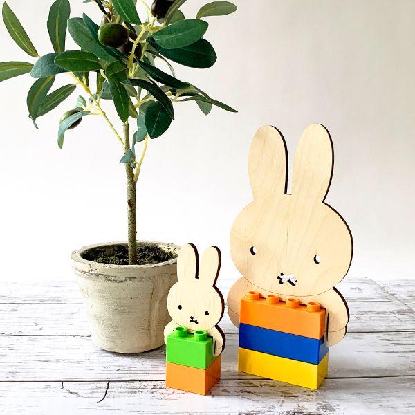 nijntje--ミッフィー-ブリッコン-木製-ブロック-インテリア-ナインチェ-オランダ-正規品--グッズ 商品画像10：キャラグッズPERFECT WORLD TOKYO