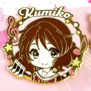 響けユーフォニアム 久美子 麗奈 ピンバッジセット 久美子＆あすか