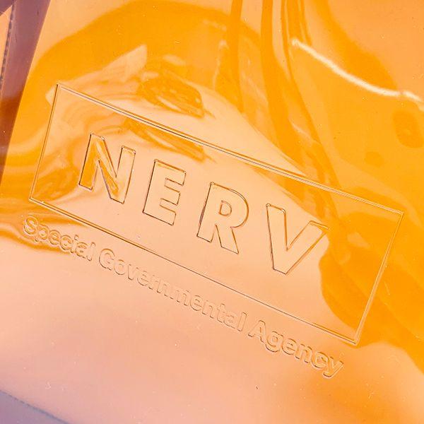 エヴァンゲリオン-クリアバッグ-NERV-バッグ-手提げバッグ-ショルダー-茶色-グッズ--(MCOR) 商品画像4：キャラグッズPERFECT WORLD TOKYO