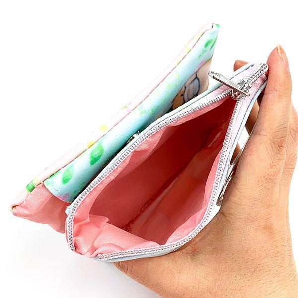 可愛い嘘のカワウソ--マスクポーチ-おはな-マスク入れ-ティッシュケース-ポーチ-BLUE---(MCOR) 商品画像5：キャラグッズPERFECT WORLD TOKYO