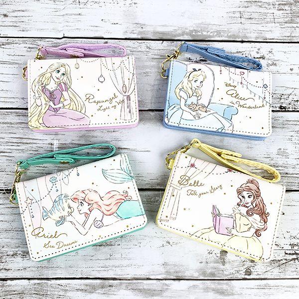 Disney-プリンセス-ディズニー-2つ折りパスケース-アリス-Girls-Room-カードケース-通勤-通学-ブルー-グッズ-(MCOR) 商品画像5：キャラグッズPERFECT WORLD TOKYO