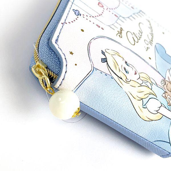 Disney-プリンセス-ディズニー-スクエアウォレット-アリス-Girls-Room-カードケース-財布-コンパクト-ブルー-グッズ 商品画像3：キャラグッズPERFECT WORLD TOKYO
