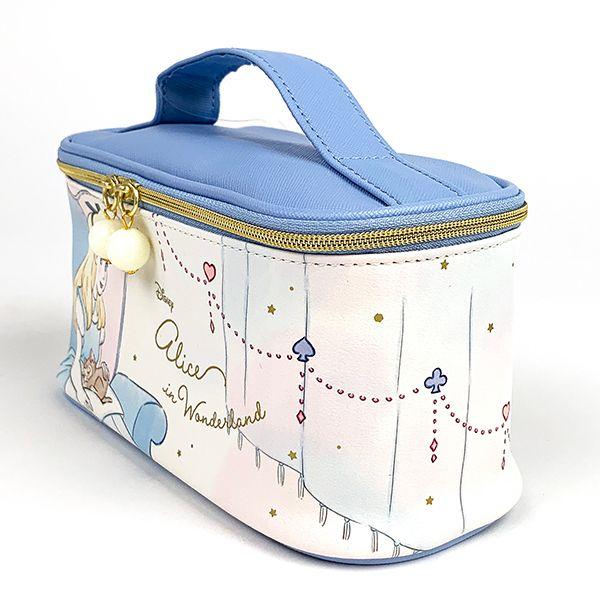 Disney-プリンセス-ディズニー-バニティポーチ-アリス-Girls-Room-ポーチ-立体-コスメ-メイク-ブルー-グッズ-(MCOR) 商品画像2：キャラグッズPERFECT WORLD TOKYO