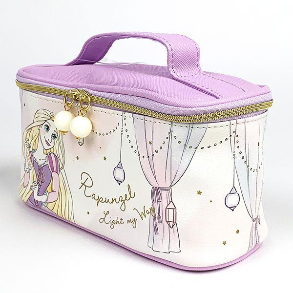 Disney-プリンセス-ディズニー-バニティポーチ-ラプンツェル-Girls-Room-立体-コスメ-メイク-パープル-グッズ--(MCOR) 商品画像2：キャラグッズPERFECT WORLD TOKYO