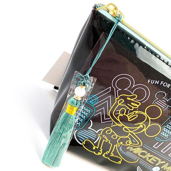 ディズニー-ミッキー-ビニールポーチBL-ネオン-ミッキー-Disney-ネオンシリーズ-ポーチ-グッズ-小物入れ-ブルー--(MCOR) 商品画像4：キャラグッズPERFECT WORLD TOKYO