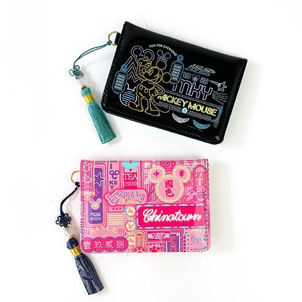 ディズニー-ミッキー-2つ折りパスケース-BL-ネオンミッキー-Disney-パスケース-定期入れ-ブルー--(MCOR) 商品画像6：キャラグッズPERFECT WORLD TOKYO