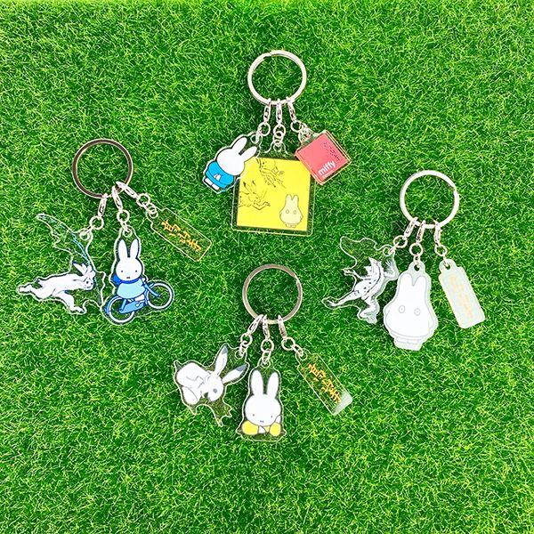 ミッフィー-ｍiffy-ｍiffy×鳥獣戯画-アクリルキーホルダー-自転車-キーホルダー-チャーム-グッズ--(MCOR) 商品画像5：キャラグッズPERFECT WORLD TOKYO