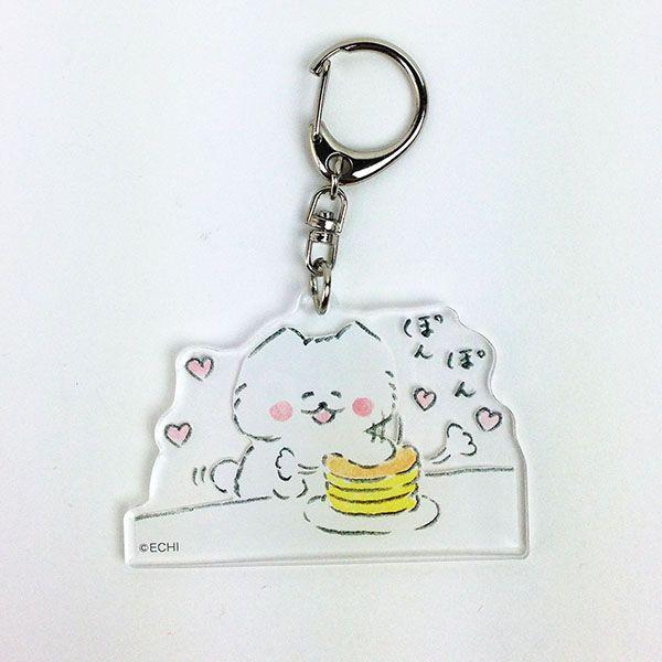 ほわころくらぶ-ほわころちゃん-アクリルキーホルダー-ぽんぽん-グッズ--(MCOR)(MCD) 商品画像1：キャラグッズPERFECT WORLD TOKYO