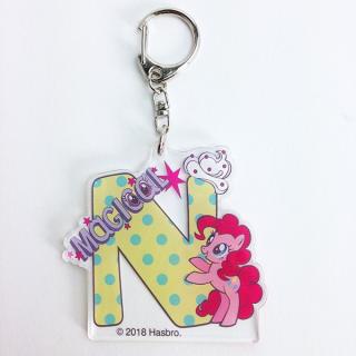 マイリトルポニー-イニシャルアクリルキーホルダー-N-グッズ