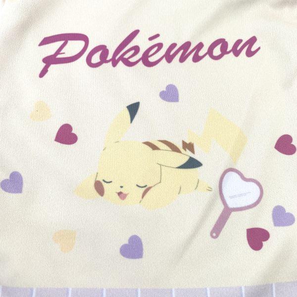 ポケットモンスター-ピカチュウ-巾着-ポケモン-小物入れ-クリーム-グッズ--(MCOR) 商品画像4：キャラグッズPERFECT WORLD TOKYO